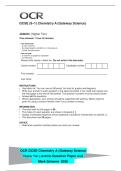 J248&sol;04 &lpar;Higher Tier&rpar;&NewLine;GCSE &lpar;9&ndash;1&rpar; Chemistry A &lpar;Gateway Science&rpar; 