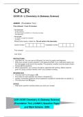 J248&sol;01 &lpar;Foundation Tier&rpar;&NewLine;GCSE &lpar;9&ndash;1&rpar; Chemistry A &lpar;Gateway Science&rpar; 