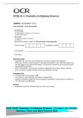 J248&sol;02 &lpar;Foundation Tier&rpar;&NewLine;GCSE &lpar;9&ndash;1&rpar; Chemistry A &lpar;Gateway Science&rpar; 