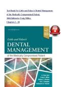 Complete Test Bank For  Dental Management of the Medically Compromised Patient 10th Edition &ndash; Craig Miller &vert; Chapters 1&ndash;30 &vert; Verified & Updated