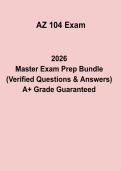 AZ-104 Exam Questions & Answers 2026 Microsoft Azure Administrator Guide