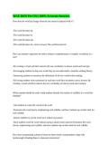 WGU D676 Pre OA &vert;&vert; 100&percnt; Accurate Answers&period;