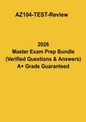 AZ-104 Exam Review Guide 2026 Microsoft Azure Administrator Practice & Revision