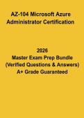 AZ-104 Azure Administrator Certification Guide 2026 Full Course & Exam Prep