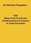 AZ-104 Azure Administrator Certification Guide 2026 Full Course & Exam Prep