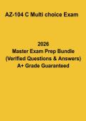 AZ-104 Azure Administrator Crash Course Exam Prep 2026 Quick Pass Guide