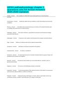HOSA pathophysiology chapter 1 Questions and All Actual Answers 2025-2026 Updated&period;