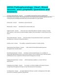 HOSA Pathophysiology&colon; Heart&comma; Blood Vessels&comma; and Lymphatic Questions and Answers&period;&NewLine;&NewLine;