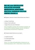 RNC-NIC 2026 CERTIFICATION&NewLine;EVALUATION ADVANCED&NewLine;NEUROCRITICAL MONITORING&NewLine;PRACTICAL HANDBOOK SOLUTION&NewLine;VERIFIED GRADED A&plus;