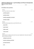 AAERT CET Certification Exam &ndash; Court Proceedings&comma; List of Phrases & Meanings Study Guide and Practice Material