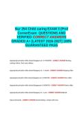 Nur 254 Child caring EXAM 3 &lpar;Prof Corner&rpar; EXAM QUESTIONS AND VERIFIED CORRECT ANSWERS GRADED A&plus; -LATEST 2026-2027- 100- GUARANTEED PASS&period;docx&NewLine;&NewLine;