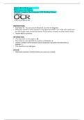 2026 OCR GCSE Drama&NewLine;Performance and response&NewLine;Combined&NewLine;&lpar;J316&sol;04&rpar; Complete Question paper with Marking Scheme 