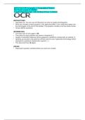 2025 OCR GCSE Geography A &lpar;Geographical Themes&rpar;&NewLine;The World Around Us &lpar;J383&sol;02&rpar;&NewLine;Complete Question paper with Marking Scheme Combined
