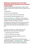 MedSurg Comprehensive Final with Rationales Exam Questions and Answers &lpar;Latest 2026&rpar;&period;