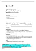 GCSE &lpar;9&ndash;1&rpar; Geography B&NewLine;&lpar;Geography for Enquiring Minds&rpar;&NewLine;J384&sol;03 Geographical Exploration&NewLine;