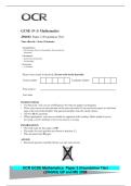 GCSE &lpar;9&ndash;1&rpar; Mathematics&NewLine;J560&sol;02 Paper 2 &lpar;Foundation Tier&rpar;