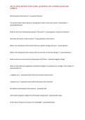 LRA 211 FINAL REVIEW STUDY GUIDE - QUESTIONS AND ANSWERS &vert; RATED 100&percnt; CORRECT&period;&NewLine;