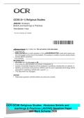 GCSE &lpar;9&ndash;1&rpar; Religious Studies&NewLine;J625&sol;05 Hinduism&NewLine;Beliefs and teachings & Practices&NewLine;