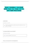 BUAL 2650 EXAM 1 PARK QUESTIONS WITH CORRECT ANSWERS