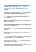 North American Veterinary Licensing Examination &NewLine;&lpar;NAVLE&rpar; PREP EXAM 500 Questions with 100&percnt; &NewLine;Correct Answers &vert; Latest Version &lpar;2026&sol;2027&rpar; Expert &NewLine;Verified 