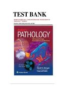 Test bank for Rubin&rsquo;s Pathology&colon; Clinicopathologic Foundations of Medicine by David S&period; Strayer & Emanuel Rubin&comma; 7th Edition&period;&vert;All chapters 1-34 covered&comma; Complete test bank&period;&vert;Graded 100&percnt;&period;&NewLine;
