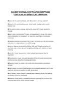 GCU MKT-315 FINAL CERTIFICATION SCRIPT 2026&NewLine;QUESTIONS WITH SOLUTIONS GRADED A&plus;