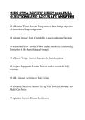 OHIO STNA REVIEW SHEET 2026 FULL &NewLine;QUESTIONS AND ACCURATE ANSWERS