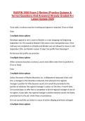 BUSFIN 3500 Exam 1-3 and Final Exam Questions with 100&percnt; Correct Answers &vert; Latest Version &lpar;2026&rpar; Expert Verified