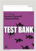 Test Bank For Psychology 6th Edition All Chapters - 9780136636847