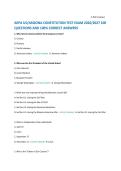 AEPA US&sol;ARIZONA CONSTITUTION TEST EXAM 2026&sol;2027 100 &NewLine;QUESTIONS AND 100&percnt; CORRECT ANSWERS