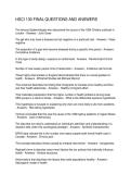 HSCI 130 FINAL QUESTIONS AND ANSWERS