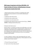 HESI Compass Comprehensive Exit Exam 2025&ndash;2026 &ndash; Full Practice Test Bank &lpar;All Versions&rpar; with Verified Questions & Answers&comma; Detailed Rationales & Complete NGN-Aligned Nursing Study Guide