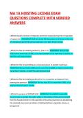 MA 1A HOISTING LICENSE EXAM QUESTIONS COMPLETE WITH VERIFIED ANSWERS