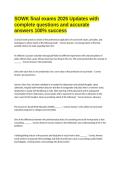 SOWK final exams 2026 Updates with complete questions and accurate answers 100&period;docx