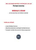 BIOL 252 Module 2 Exam &lpar;3 Versions&comma; Latest-2026&sol;2027&rpar; &sol; BIOL252 Module 2 Exam &sol; BIOL 252 Exam 2 &sol; BIOL252 Exam 2&colon; Human Anatomy & Physiology II W&sol; Lab&colon; Portage Learning &vert;100&percnt; Verified and Correct Q & A&vert;