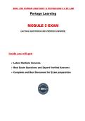 BIOL 252 Module 5 Exam &lpar;3 Versions&comma; Latest-2026&sol;2027&rpar; &sol; BIOL252 Module 5 Exam &sol; BIOL 252 Exam 5 &sol; BIOL252 Exam 5&colon; Human Anatomy & Physiology II W&sol; Lab&colon; Portage Learning &vert;100&percnt; Verified and Correct Q & A&vert;