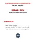 BIOL 252 Module 8 Exam &lpar;2 Versions&comma; Latest-2026&sol;2027&rpar; &sol; BIOL252 Module 8 Exam &sol; BIOL 252 Exam 8 &sol; BIOL252 Exam 8&colon; Human Anatomy & Physiology II W&sol; Lab&colon; Portage Learning &vert;100&percnt; Verified and Correct Q & A&vert;