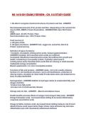 NS 1410-001 EXAM 2 REVIEW&mdash;CH&period; 5-8 STUDY GUIDE