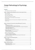 Samenvatting Systematic Intervention Design in Psychology -  Design Methodology for Psychology &lpar;202000441&rpar;