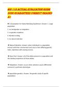 BIO 112 ACTUAL EVALUATION GUIDE 2026 GUARANTEED CORRECT GRADED A