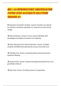 BIO 112 INTRODUCTORY CERTIFICATION PAPER 2026 ACCURATE SOLUTIONS GRADED A