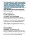 NURS230 Medical-Surgical Nursing I Practice Exam Study Guide Updated 2026 &vert;  Verified Nursing Questions and Answers with Detailed Rationales &vert; Cardiovascular&comma; Respiratory&comma; Gastrointestinal&comma; Endocrine and Renal Disorders&comma; Fluid and Electrolyte Balance&comma; Pai