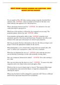 REVIT EXAM VERIFIED ANSWERS AND QUESTIONS - MOST RECENT EDITION 2026&sol;2027&NewLine;&NewLine;