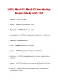 HESI&comma; Hesi A2&comma; Hesi A2 Vocabulary &NewLine;Exams Study with 100 