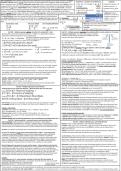 Cheatsheet test 1 - Inferential Statistics &lpar;202001403&rpar;