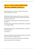 WX 301 STUDY GUIDE REVIEW 2026 PRECISE ANSWERS GRADED A