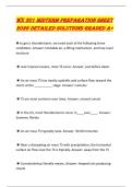 WX 301 MIDTERM PREPARATION SHEET 2026 DETAILED SOLUTIONS GRADED A