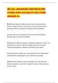 WX 301 ADVANCED CERTIFICATION PAPER 2026 ACCURATE SOLUTIONS GRADED A