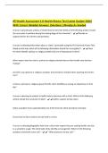 ATI Health Assessment 3&period;0-Health History Test &lpar;Latest Update 2026&rpar;&NewLine;With Correct Detailed Answers &vert;Solutions &vert;Already A&plus; Graded