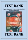 Applied Pathophysiology for the Advanced Practice Nurse 1st Edition Test Bank &vert; Dlugasch & Story &vert; Exam Questions & Answers with Rationales